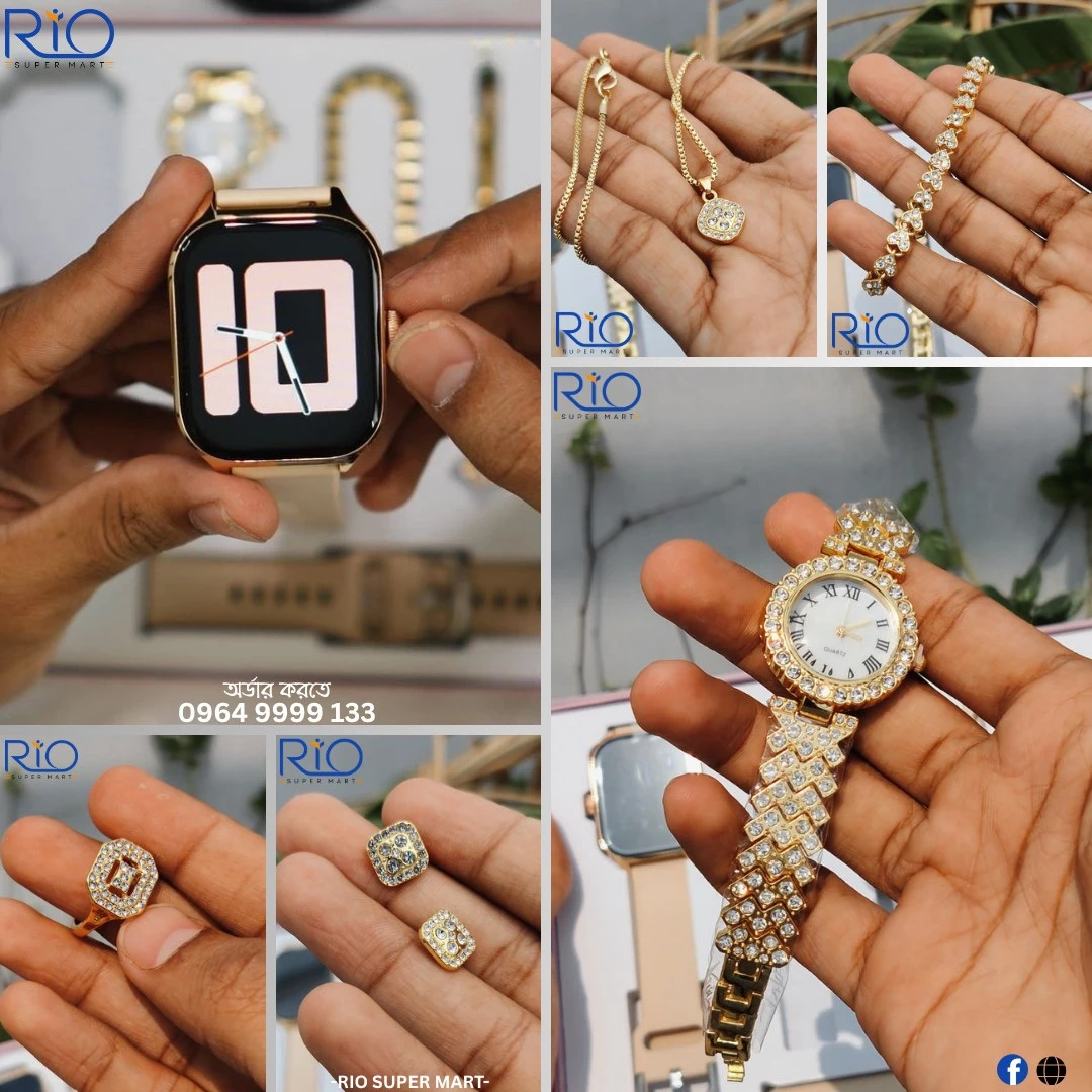 A58 Smartwatch & Jewelry Set - Image 8