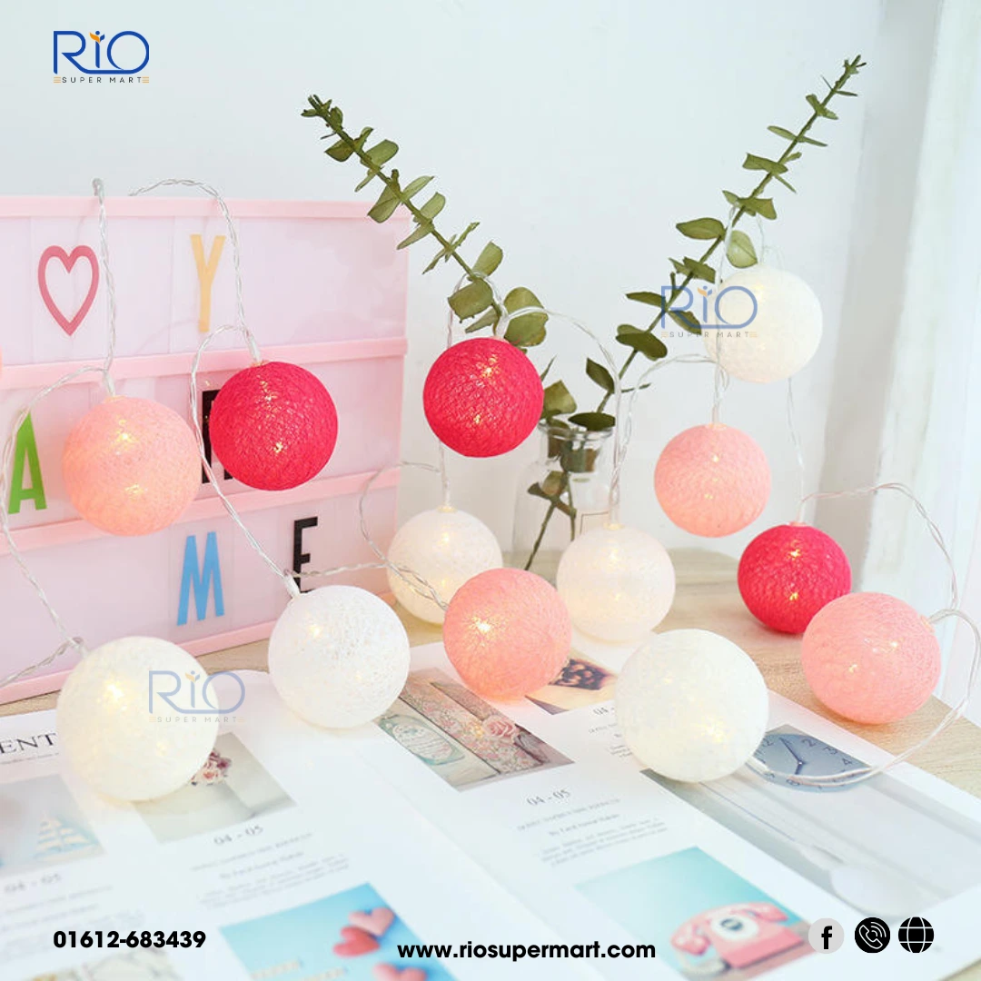 Cotton Ball Fairy Light - Image 5