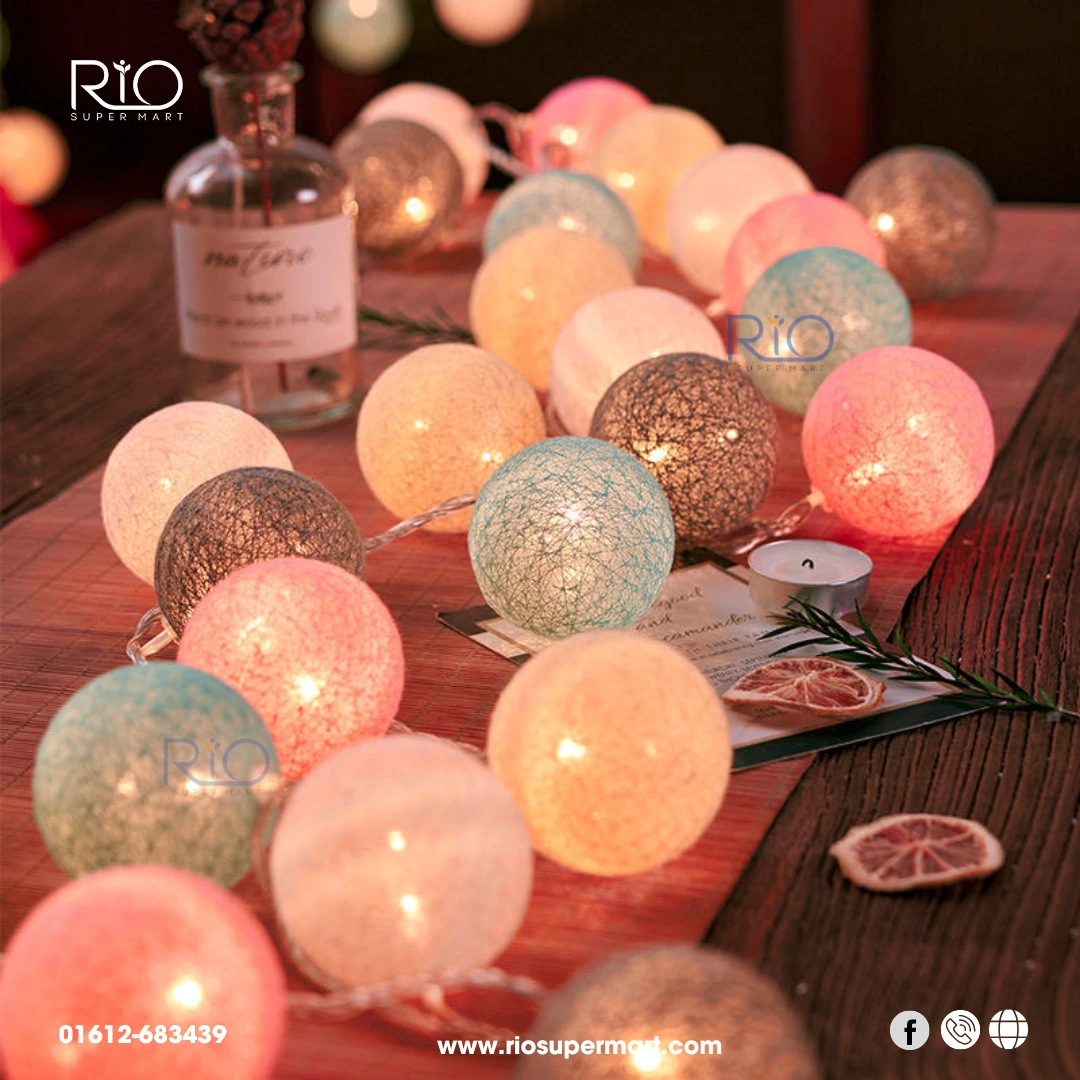 Cotton Ball Fairy Light - Image 4