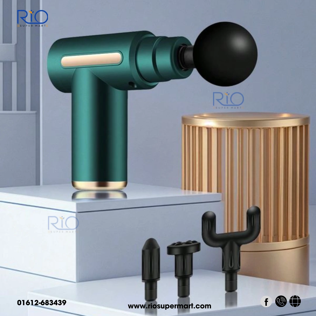 Deep Tissue Therapy Mini Massager Gun with free Hot water bag - Image 2