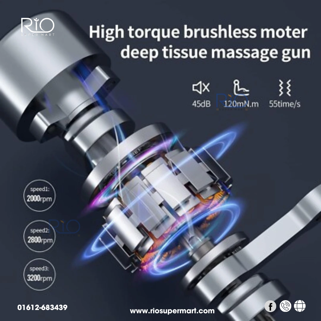 Deep Tissue Therapy Mini Massager Gun with free Hot water bag - Image 8