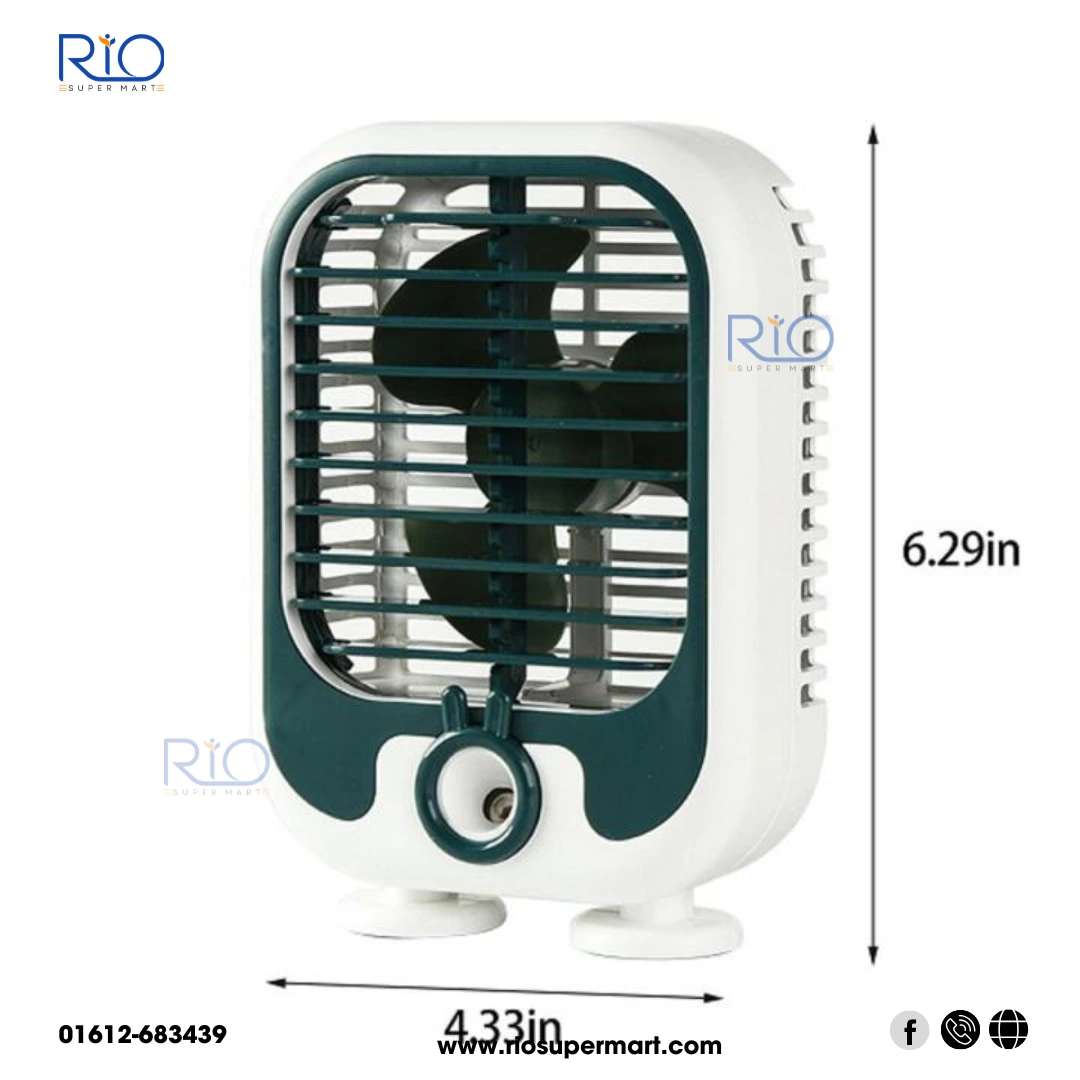 Desktop Water Mist Humidification Fan - Image 4