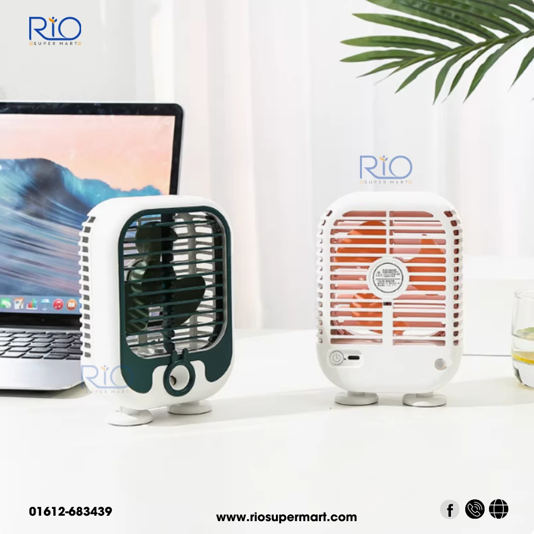 Desktop Water Mist Humidification Fan - Image 2