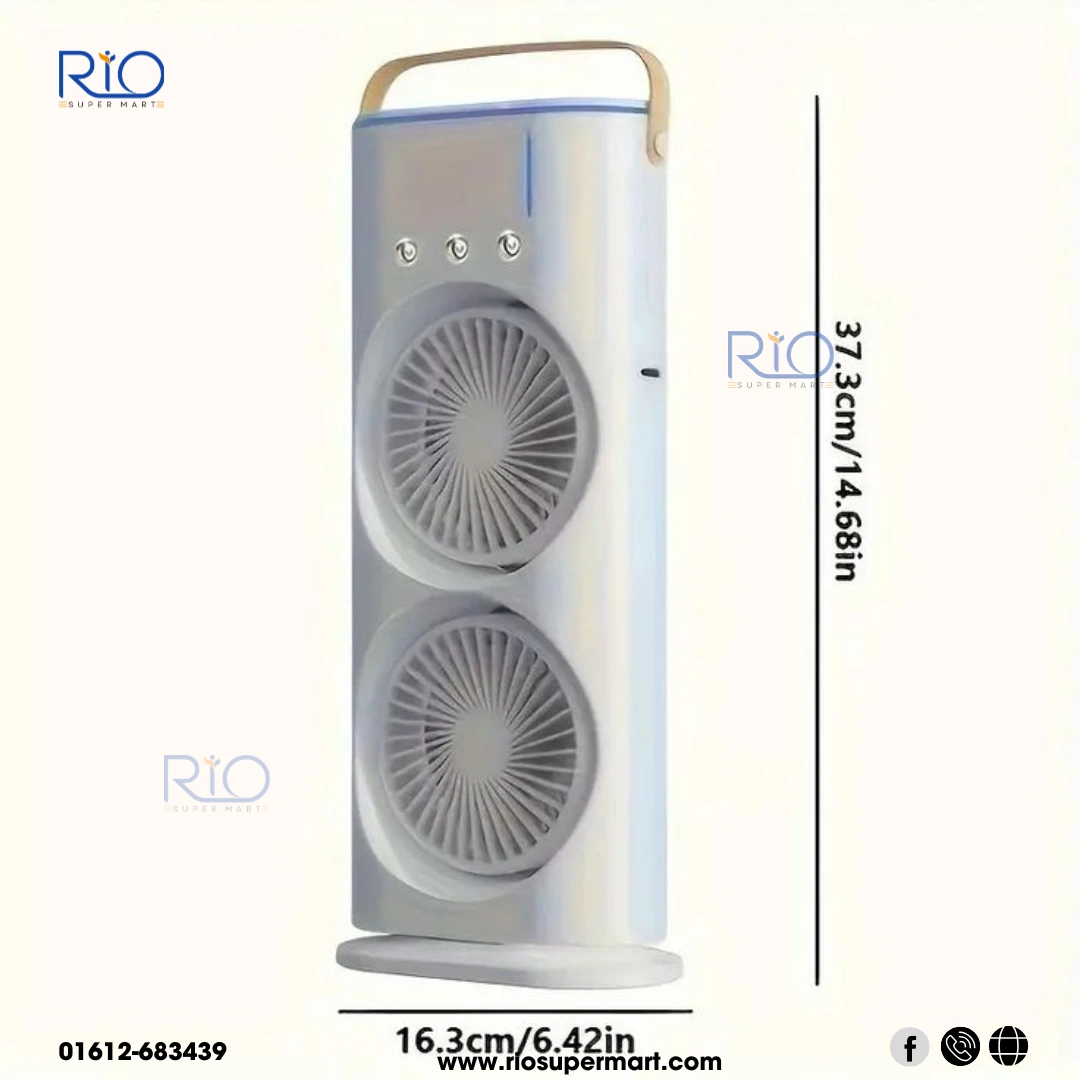 Double-Ended Rechargeable Portable And Humidifier Spray Fan - Image 4