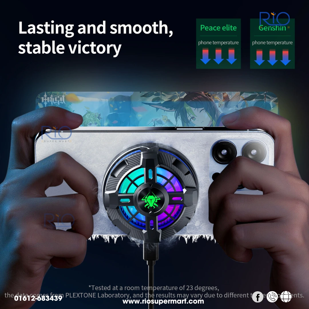 EX2 Pro RGB Magnetic Radiator Phone Cooler - Image 6