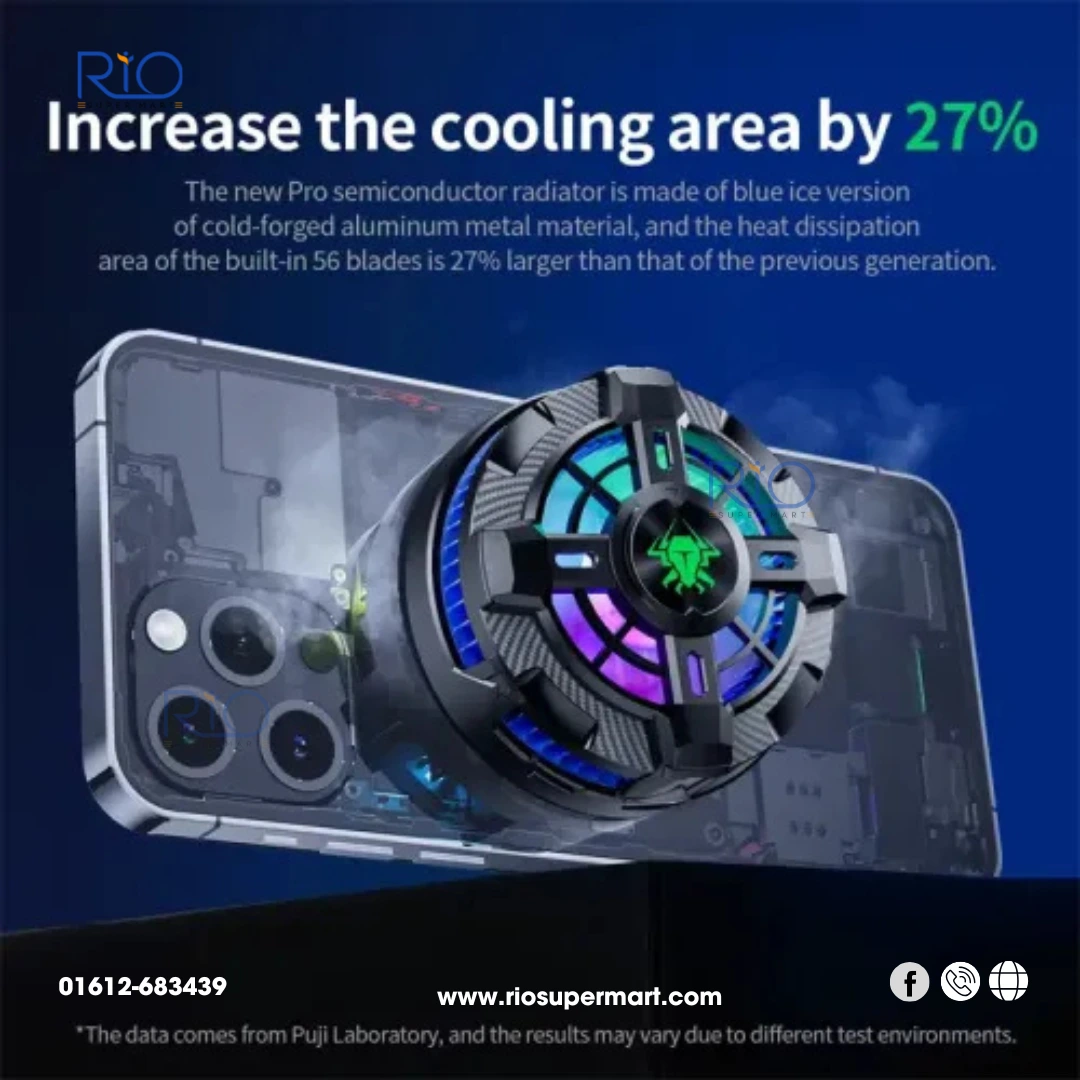 EX2 Pro RGB Magnetic Radiator Phone Cooler - Image 4