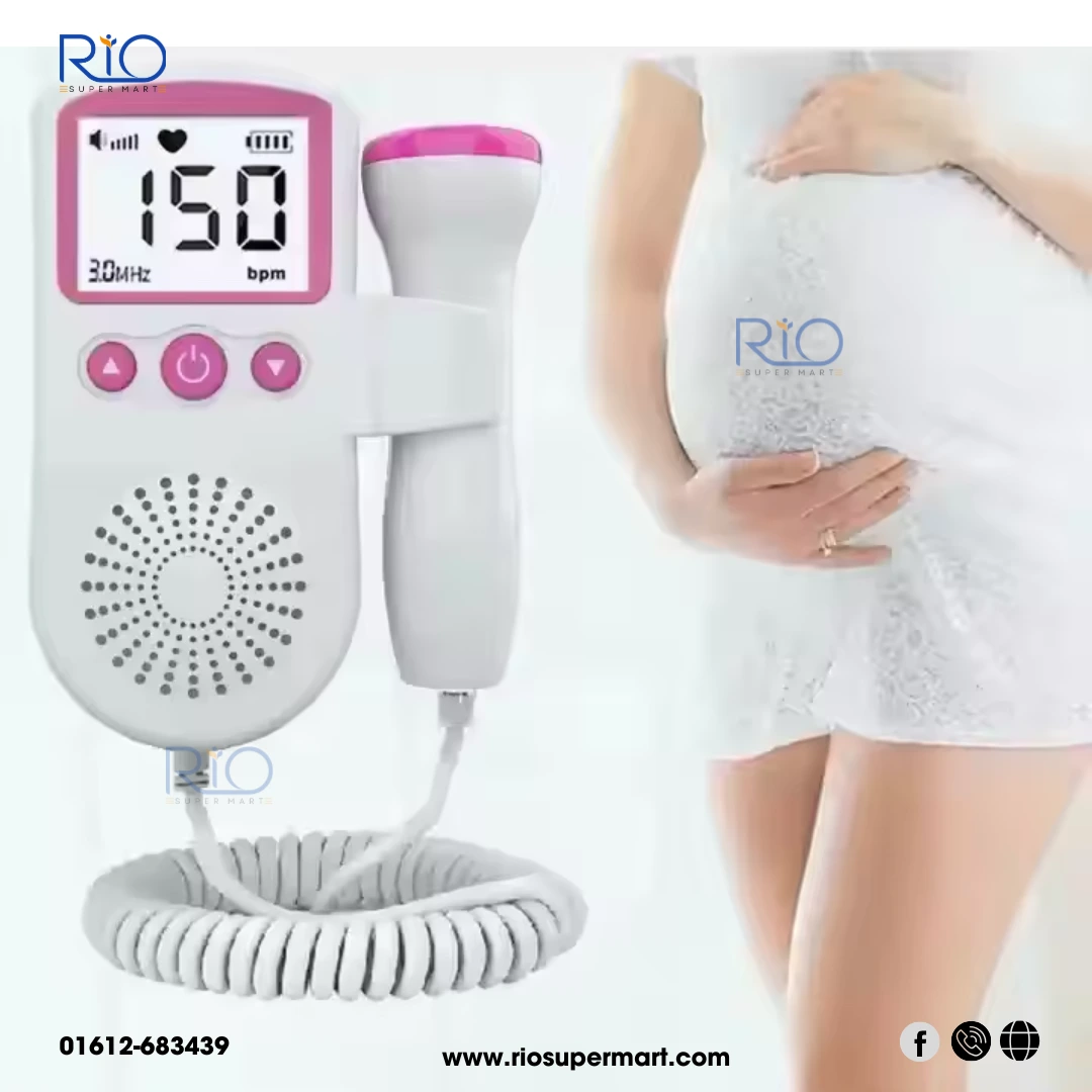 Fetal Doppler Fetal Ultrasound Baby Heartbeat With 250ml Gel ( JSL- T501)
