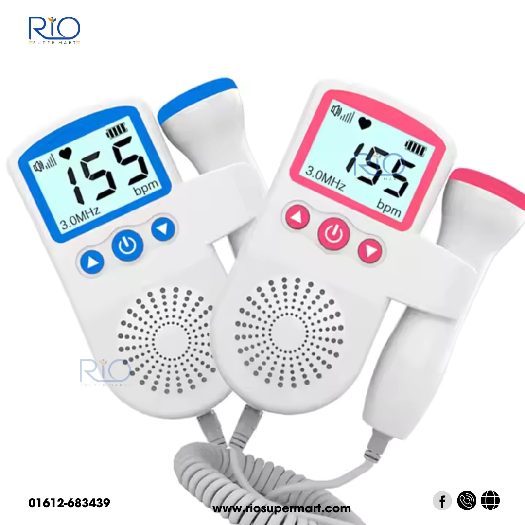 Fetal Doppler Fetal Ultrasound Baby Heartbeat With 250ml Gel ( JSL- T501) - Image 2