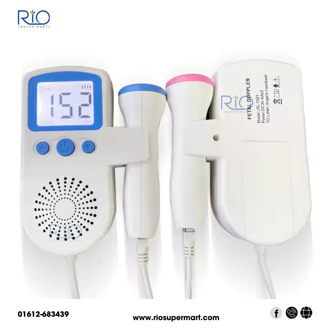 Fetal Doppler Fetal Ultrasound Baby Heartbeat With 250ml Gel ( JSL- T501) - Image 5