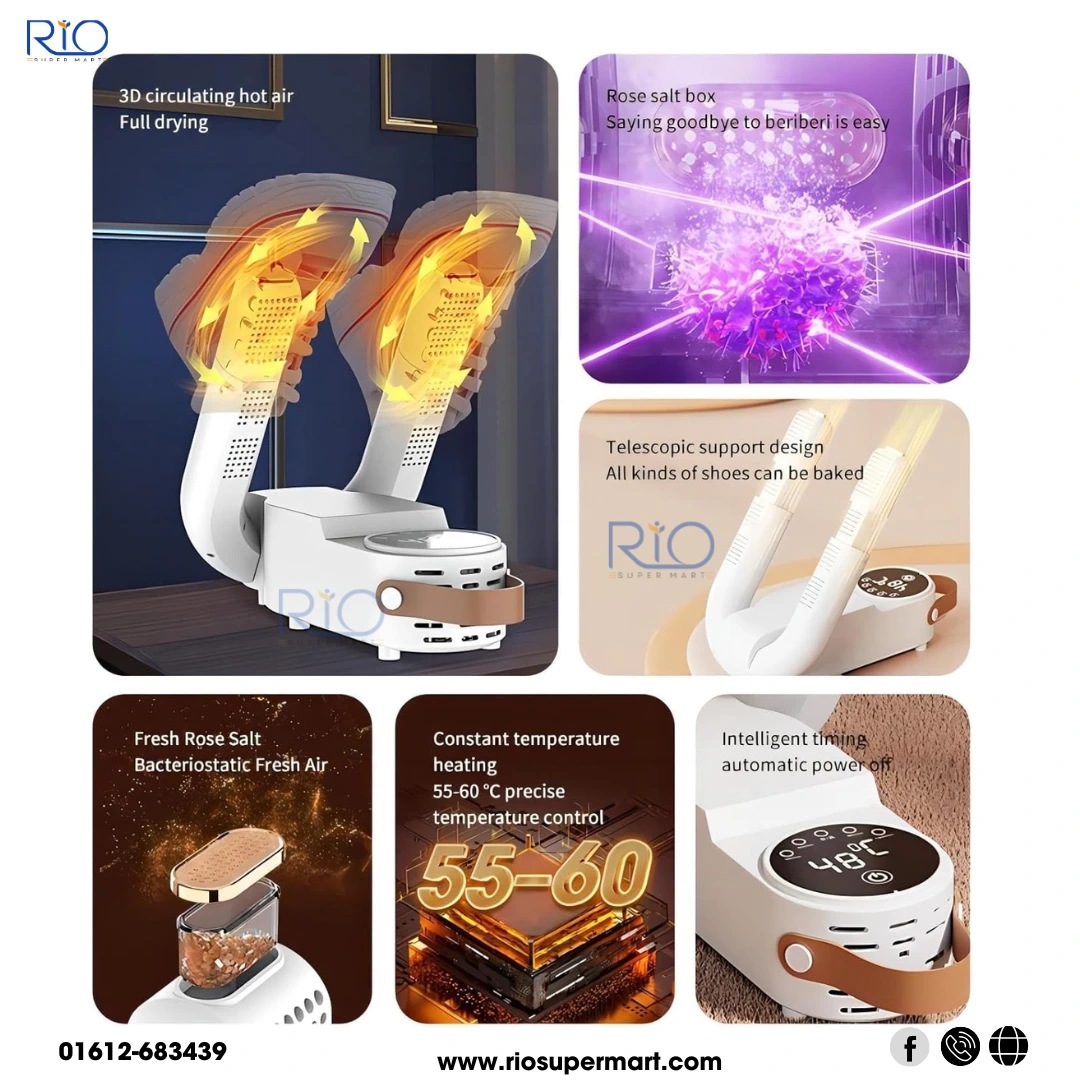 Smart Electric Shoe Dryer with Timer - Image 8