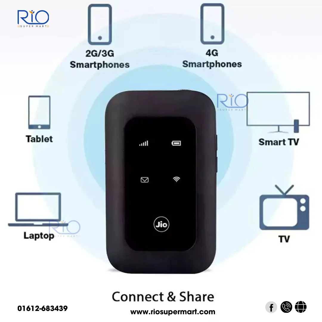 JIO 4G+ Wifi Airport pocket Router Hotspot Router - Image 3