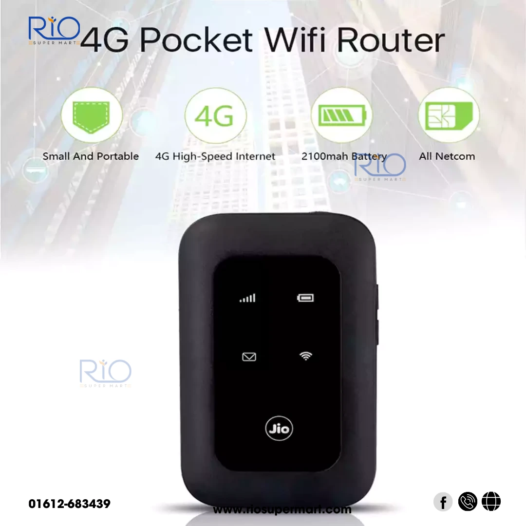JIO 4G+ Wifi Airport pocket Router Hotspot Router