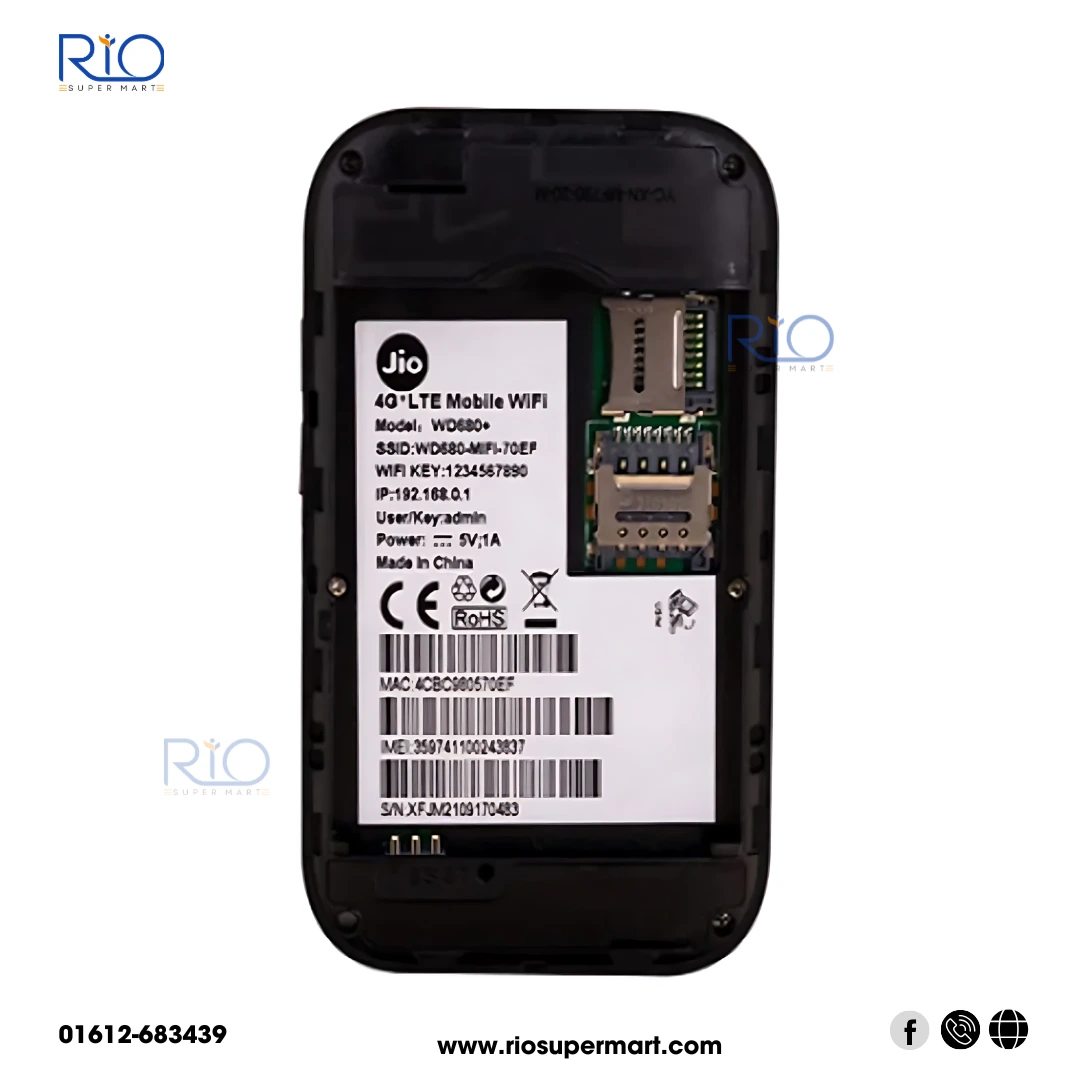 JIO 4G+ Wifi Airport pocket Router Hotspot Router - Image 5