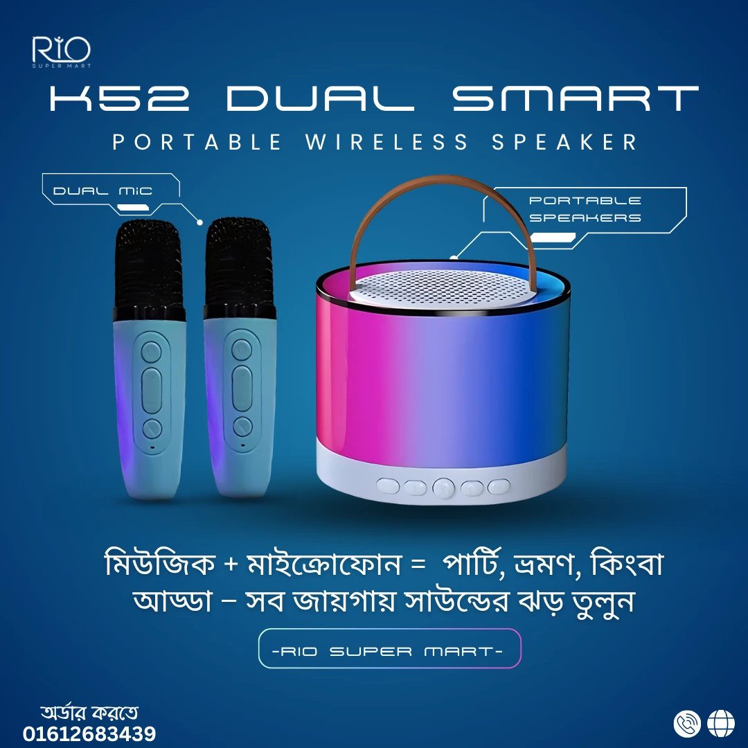 K52 Wireless Bluetooth Speaker - Image 4