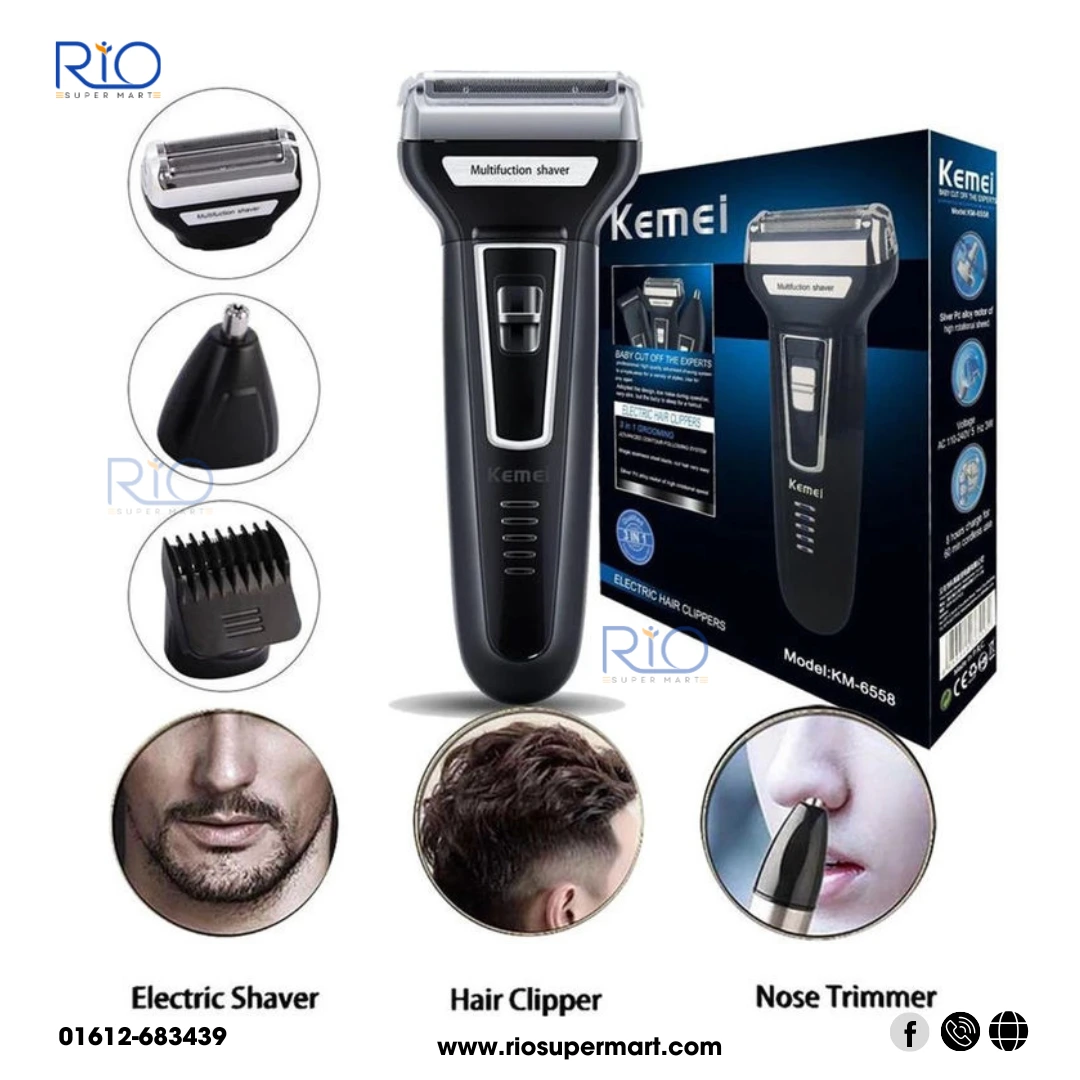 Kemei Electric Hair Clippers 3 in 1 - Image 5