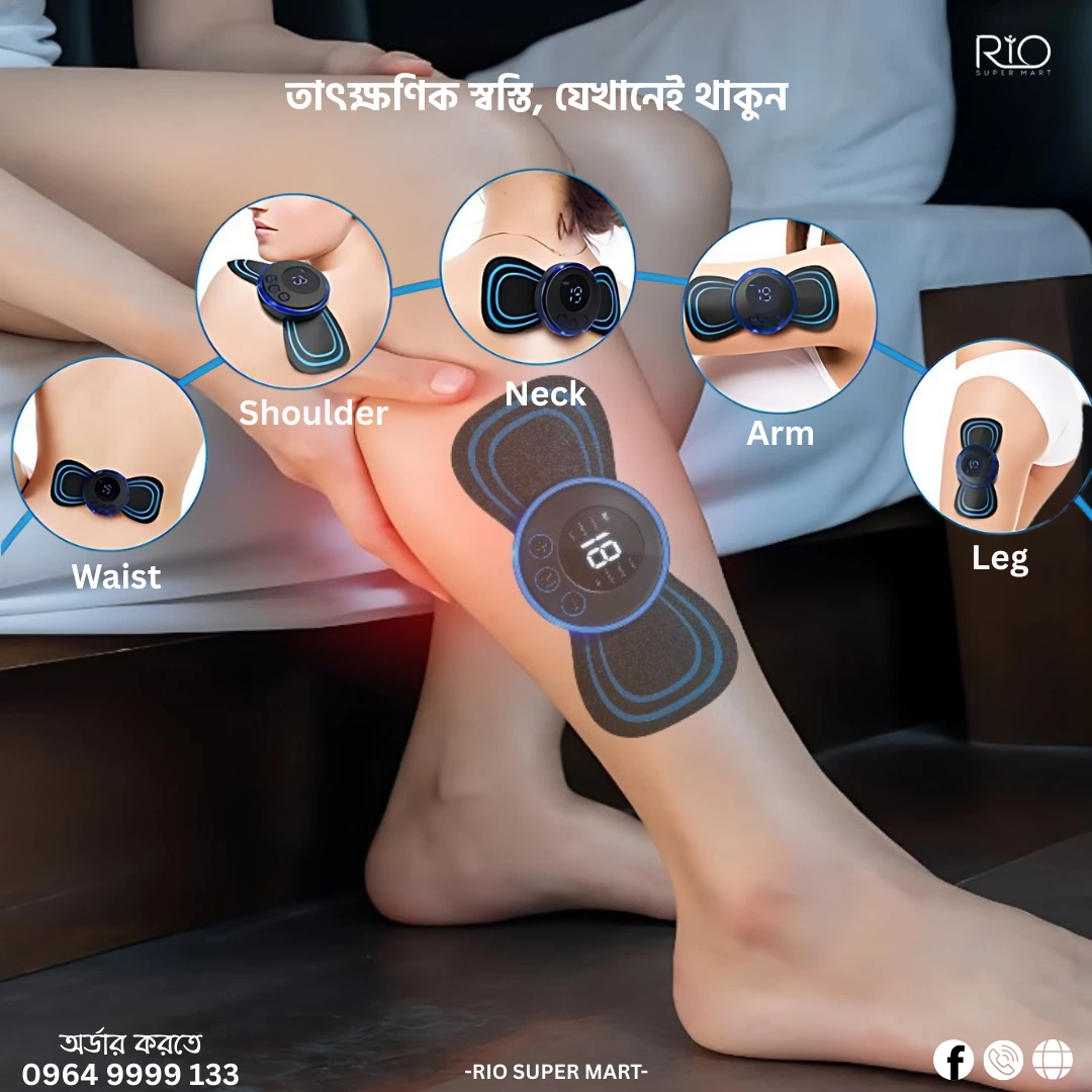 Mini Massage Stick for Pain Relief Black - Image 3