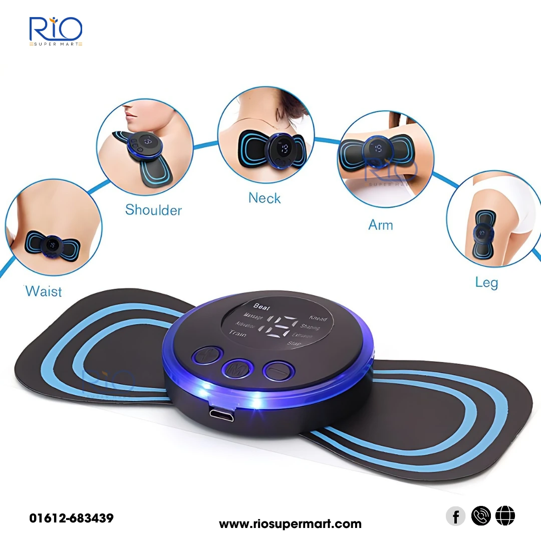 Mini Massage Stick for Pain Relief Black