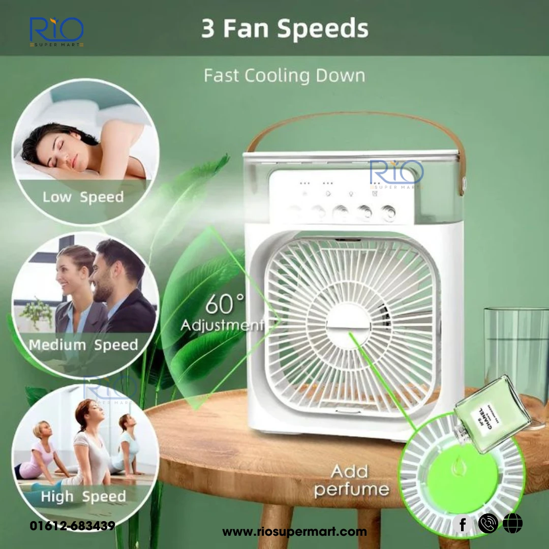 Portable Air Conditioner Cooling Fan - Image 6