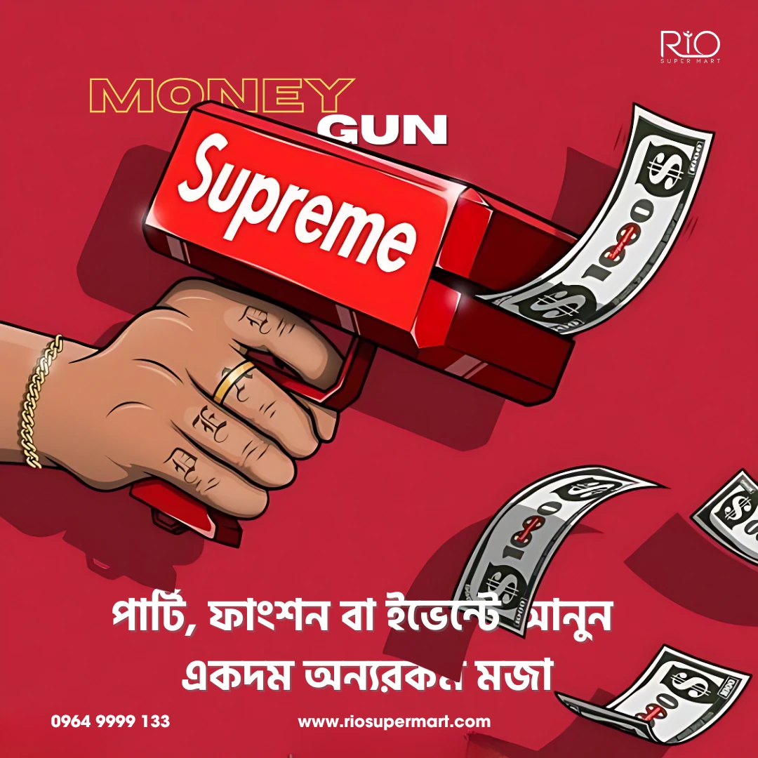 SUPREME MONEY GUN, CASH FIRING MONEY GUN Money - Image 2