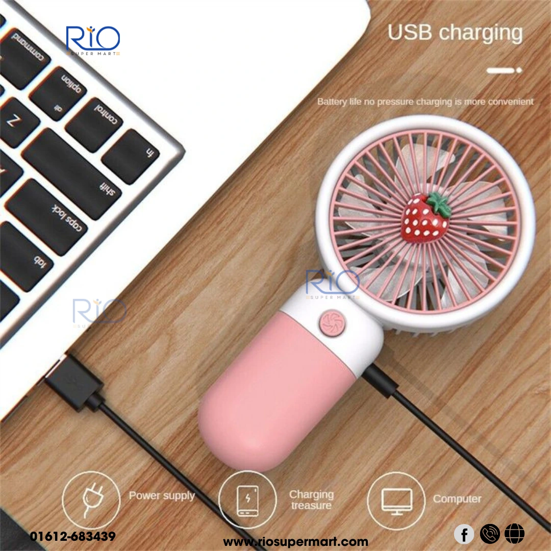 Smart Hand Fan cute handheld cooling Fan