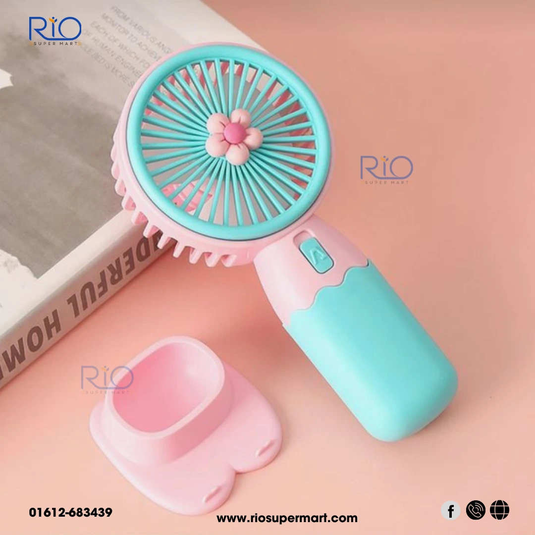 Smart Hand Fan cute handheld cooling Fan - Image 2