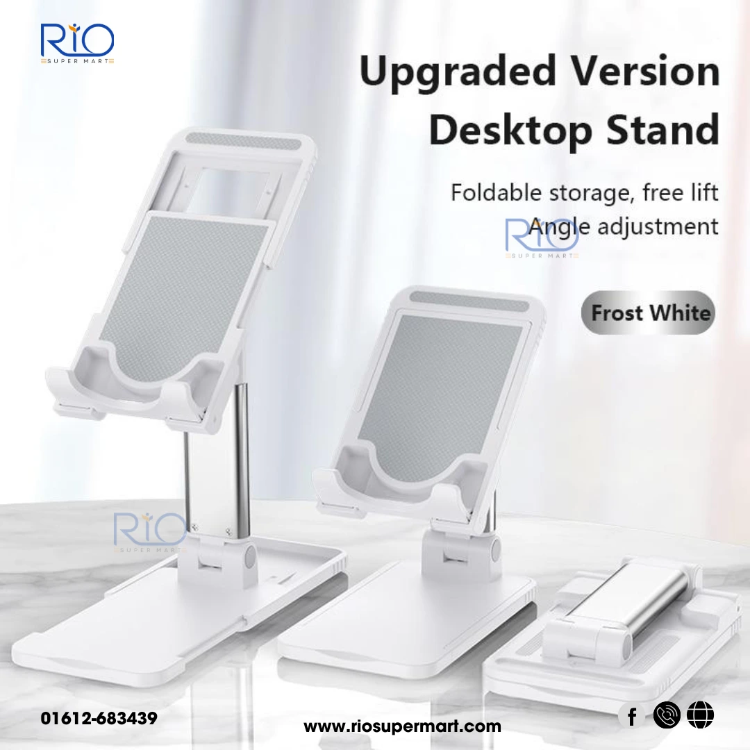 Lifting Folding Desktop Bracket Mount Mobile Phone Stand - Image 4