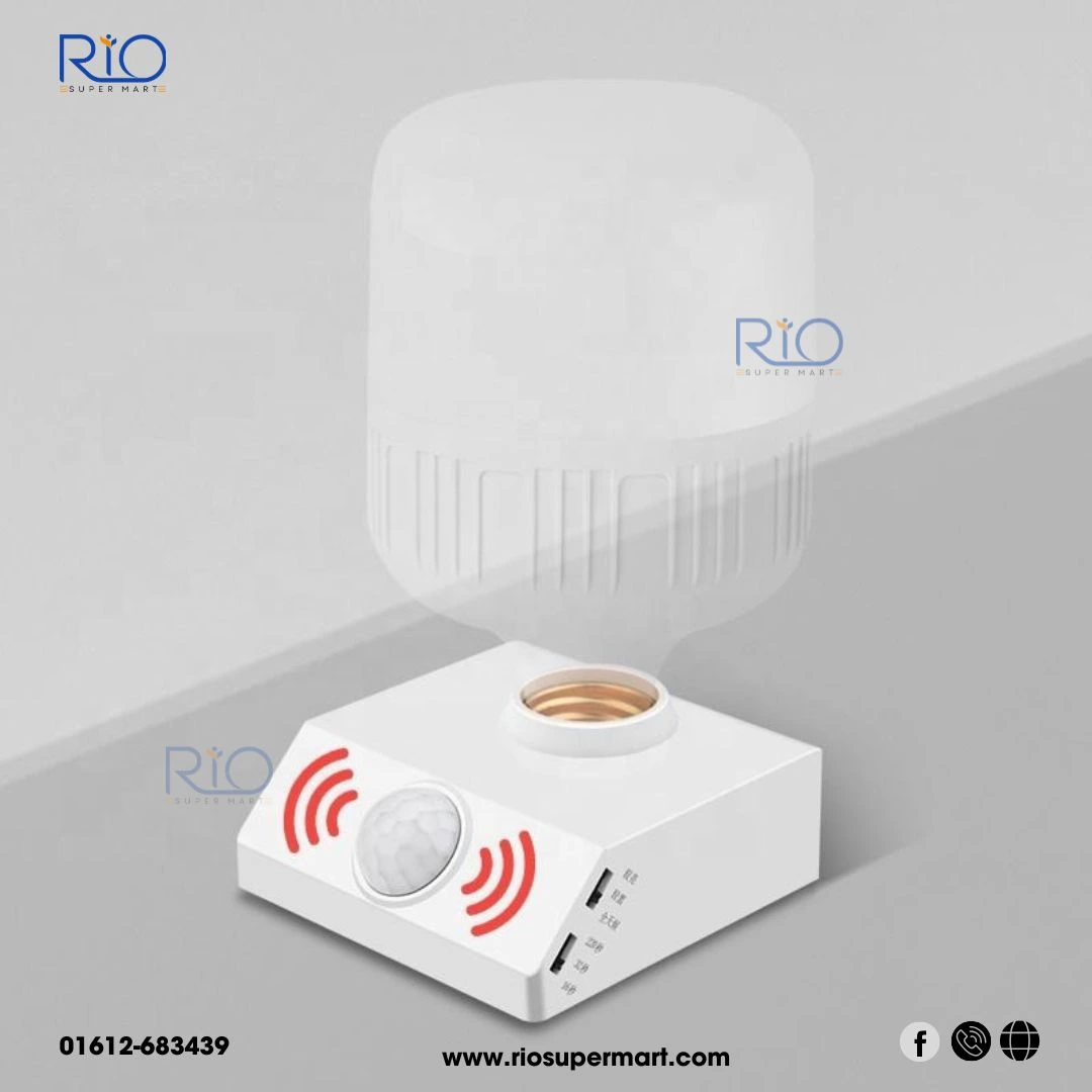 Motion Sensor Switch Automatic Human Body Induction Light Holder - Image 5