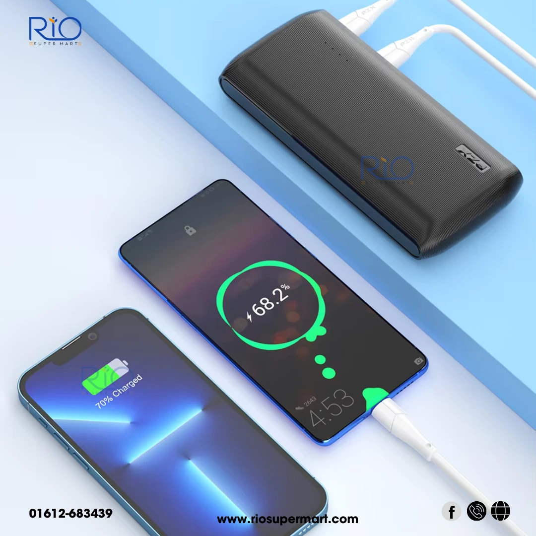 PZX 18000mAh Intelligence Power Bank with free REGRSI Neckband - Image 4