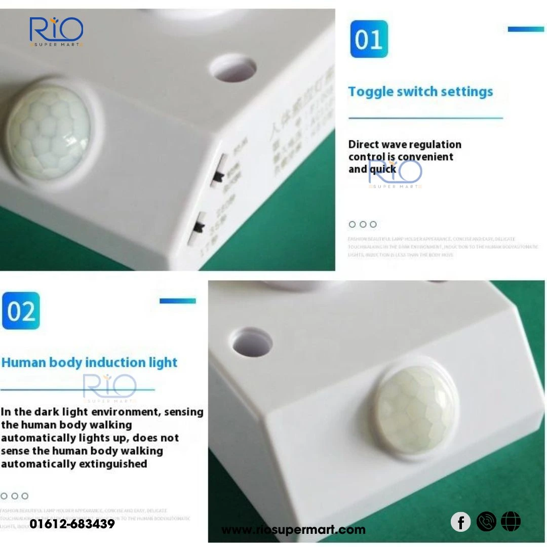Motion Sensor Switch Automatic Human Body Induction Light Holder - Image 7